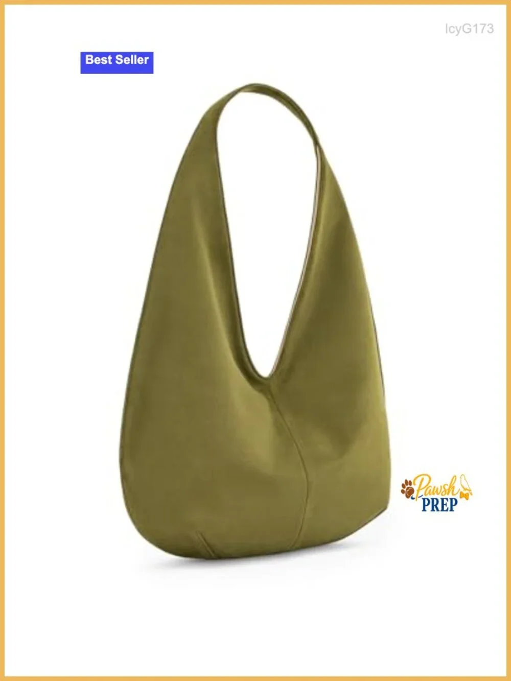 Faux Suede Hobo Shoulder Bag with Magnetic Closure, Fits iPad Pro 12.9